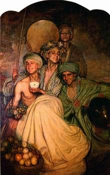 unknow artist Arab or Arabic people and life. Orientalism oil paintings  543 oil painting image